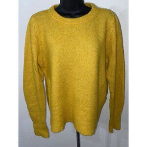 H M Womens Size M Sweater Long Sleeve Goldenrod Color